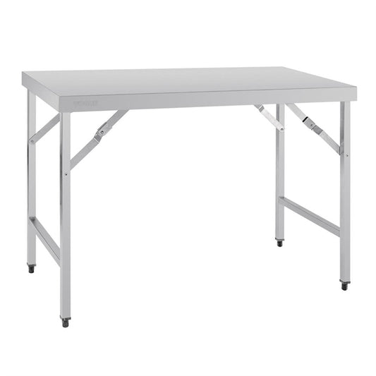 Vogue Stainless Steel Folding Table 1200mm cb905