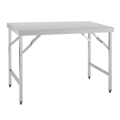 Vogue Stainless Steel Folding Table 1200mm cb905