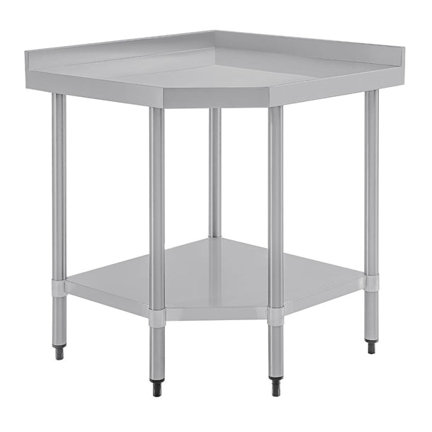 Vogue Stainless Steel Corner Table 600mm cb907