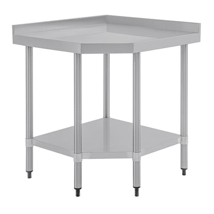 Vogue Stainless Steel Corner Table 600mm cb907
