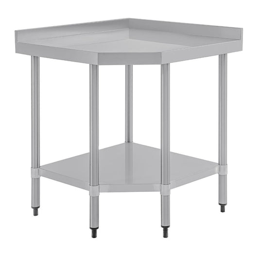 Vogue Stainless Steel Corner Table 600mm cb907