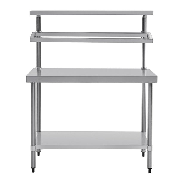 Vogue Stainless Steel Prep Station with Gantry 1500x600 cb908
