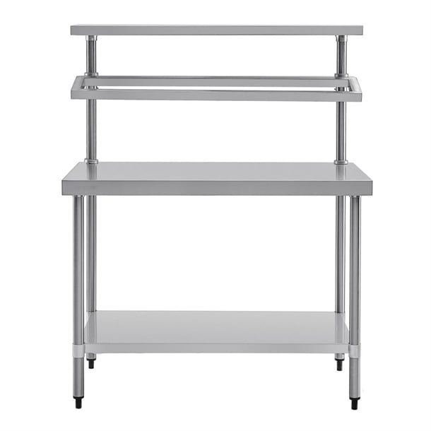 Vogue Stainless Steel Prep Station with Gantry 1500x600 cb908