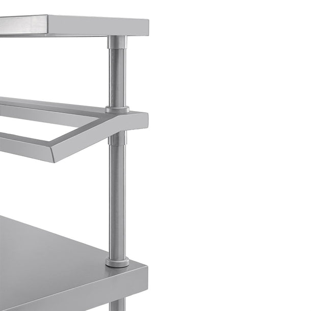 Vogue Stainless Steel Prep Station with Gantry 1500x600 cb908