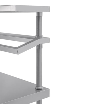 Vogue Stainless Steel Prep Station with Gantry 1500x600 cb908