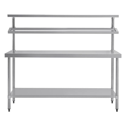 Vogue Stainless Steel Prep Station With Gantry 600(D)mm p_cb908