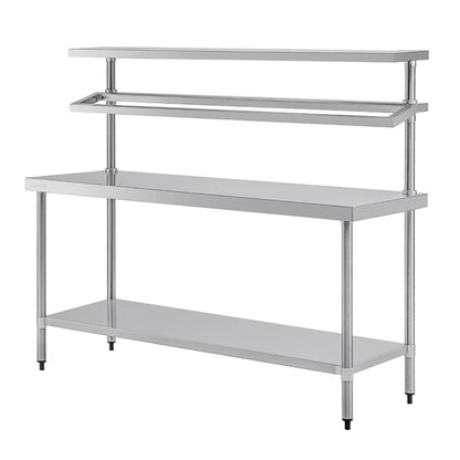 Vogue Stainless Steel Prep Station With Gantry 600(D)mm p_cb908