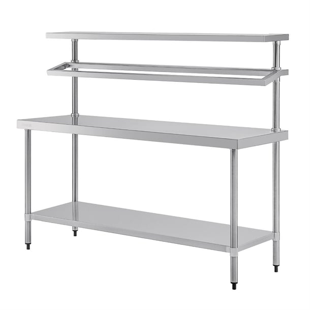 Vogue Stainless Steel Prep Station With Gantry 600(D)mm p_cb908