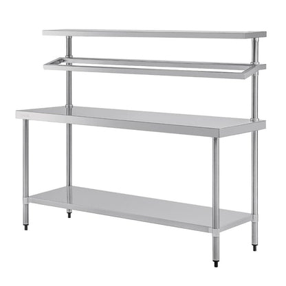 Vogue Stainless Steel Prep Station With Gantry 600(D)mm p_cb908