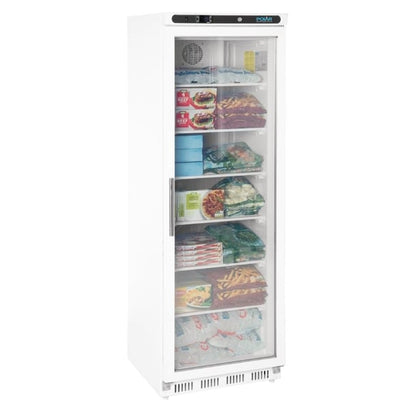 Polar C-Series Glass Door Display Freezer 365Ltr White cb921