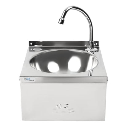 Basix Stainless Steel Knee Operated Hand Wash Basin cc260