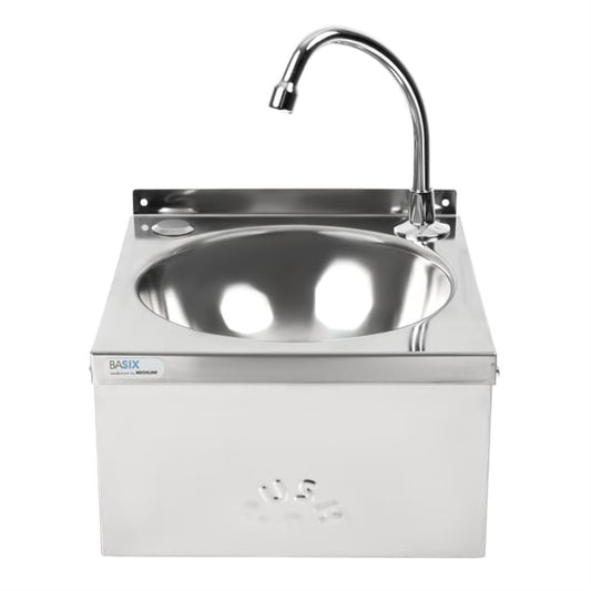 Basix Stainless Steel Knee Operated Hand Wash Basin cc260