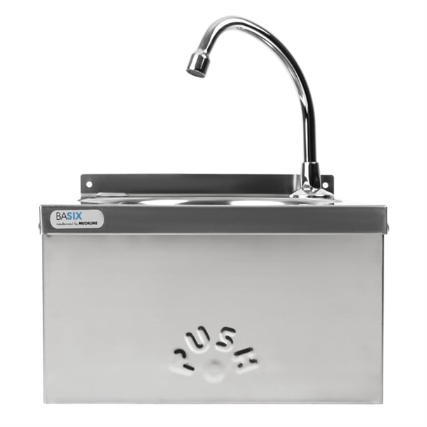 Basix Stainless Steel Knee Operated Hand Wash Basin cc260