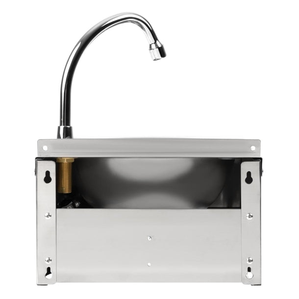 Basix Stainless Steel Knee Operated Hand Wash Basin cc260
