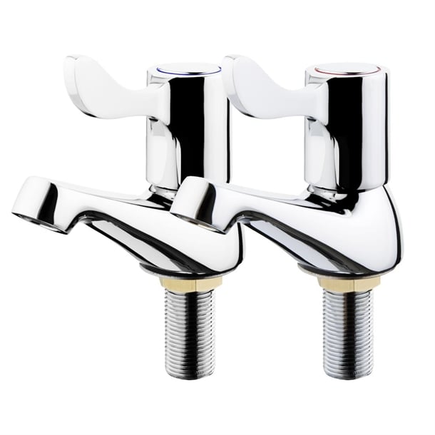 Vogue Lever Basin Taps (2 Pack) cc344