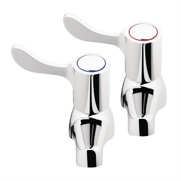 Vogue Lever Basin Taps (2 Pack) cc344