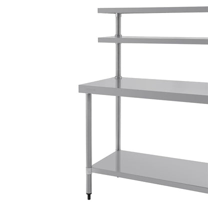 Vogue Stainless Steel Prep Station 1200x600mm cc359