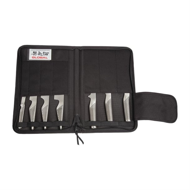 Global 7-Piece Knife Set with Case cc390