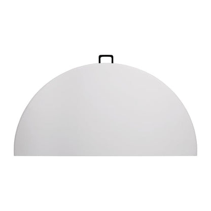 Bolero 5ft Round Folding Table White cc506