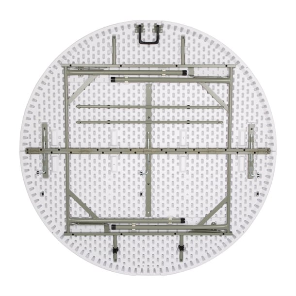 Bolero 5ft Round Folding Table White cc506