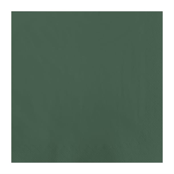 Fasana Dinner Napkin Green 40x40cm 3ply 1/4 Fold (1000 Pack) cc589
