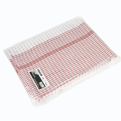Vogue Wonderdry Tea Towels Red (10 Pack) cc595