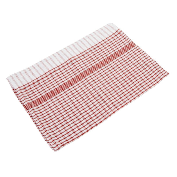 Vogue Wonderdry Tea Towels Red (10 Pack) cc595