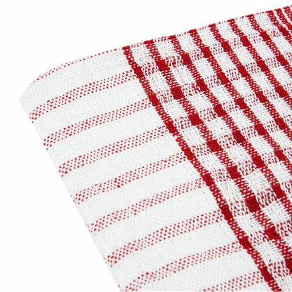 Vogue Wonderdry Tea Towels Red (10 Pack) cc595