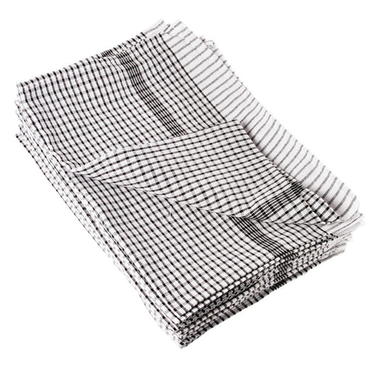 Vogue Wonderdry Tea Towels Black (10 Pack) cc597