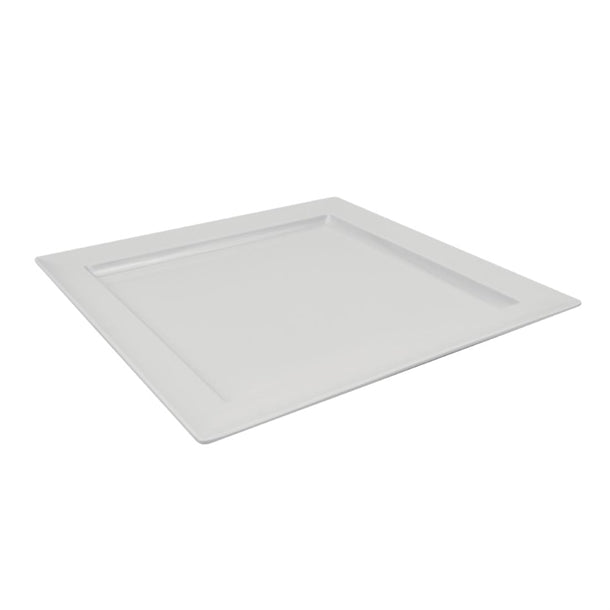 Dalebrook Melamine Square Dover Tray White 375mm cc711