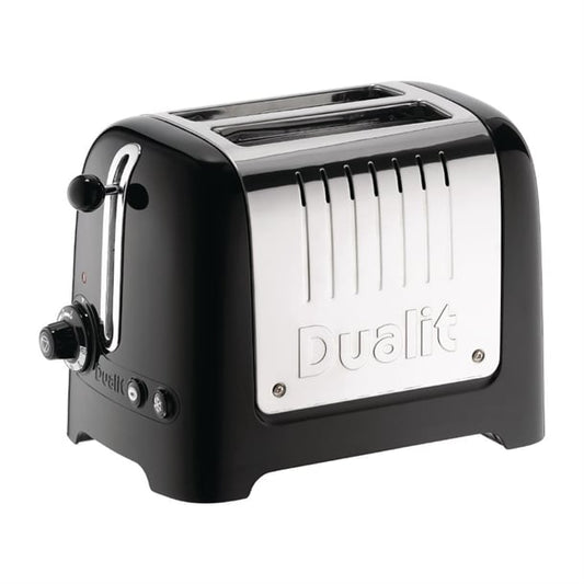 Dualit 2 Slice Lite Toaster Black 26205 cc800