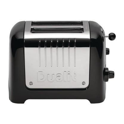 Dualit 2 Slice Lite Toaster Black 26205 cc800