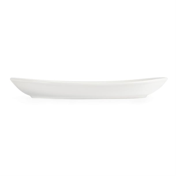 Olympia Whiteware French Deep Oval Plates 304mm (4 Pack) cc890