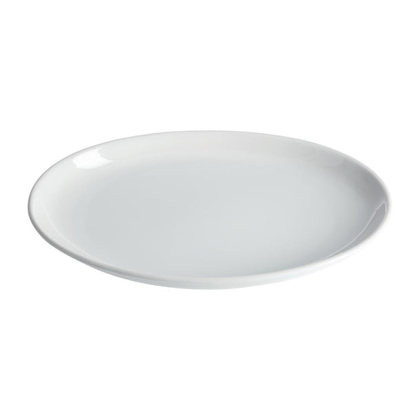 Olympia Whiteware French Deep Oval Plates 365mm (2 Pack) cc891
