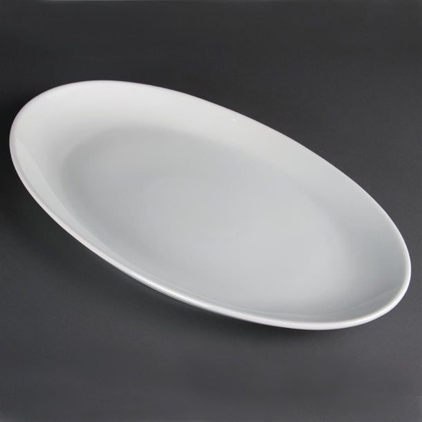 Olympia Whiteware French Deep Oval Plate 500mm cc892