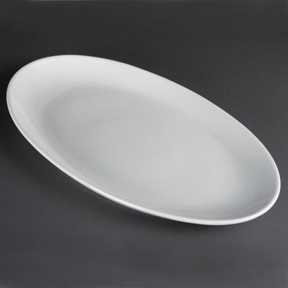 Olympia Whiteware French Deep Oval Plate 500mm cc892