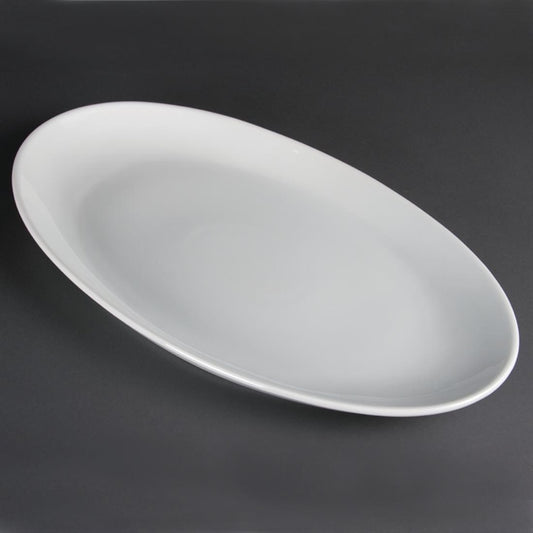 Olympia Whiteware French Deep Oval Plate 500mm cc892