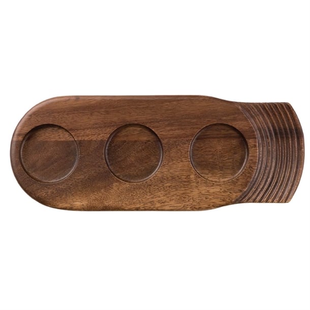Churchill Single Handled Medium Wooden Boards 355mm (4 Pack) cd142