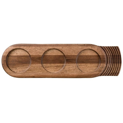 Churchill Single Handled Large Wooden Boards 480mm (4 Pack) cd143