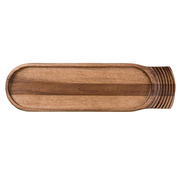 Churchill Single Handled Large Wooden Boards 480mm (4 Pack) cd143