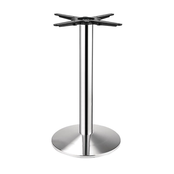 Bolero Round Tulip Table Base Chrome cd214