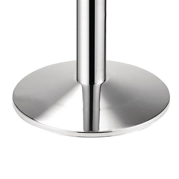 Bolero Round Tulip Table Base Chrome cd214