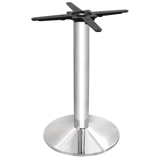 Bolero Round Tulip Table Base Chrome cd214