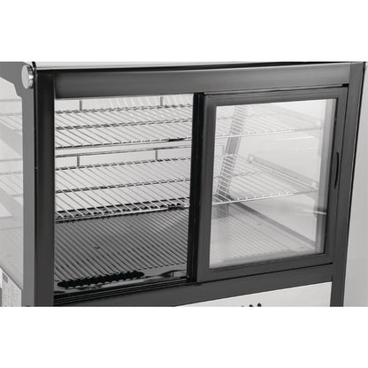 Polar G-Series Energy Efficient Countertop Food Display Fridge Black 120Ltr gp292