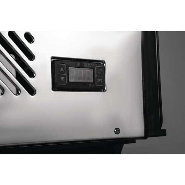 Polar G-Series Energy Efficient Countertop Food Display Fridge Black 120Ltr gp292