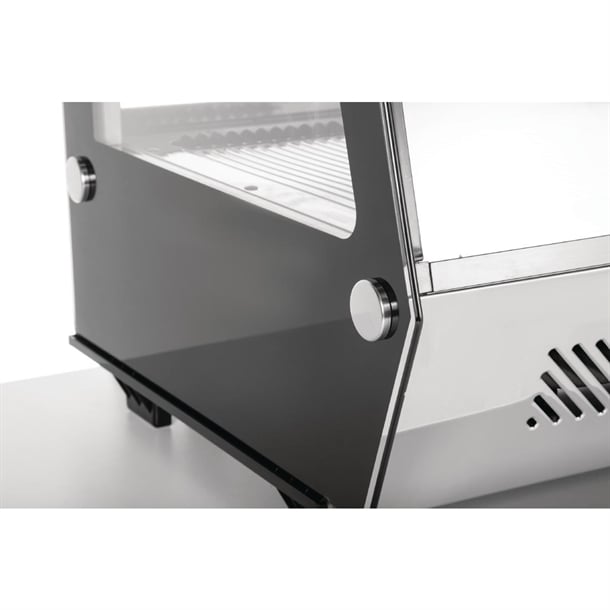 Polar G-Series Energy Efficient Countertop Food Display Fridge Black 160Ltr gp291