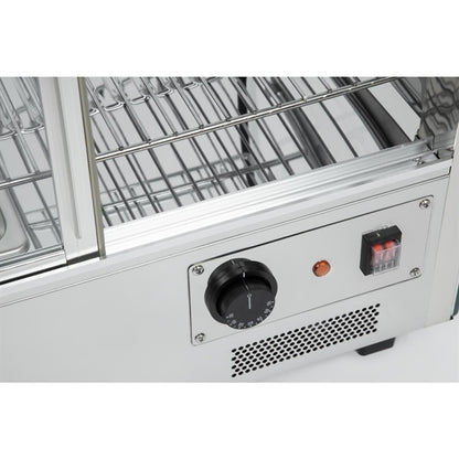 Buffalo Countertop Heated Food Display 868mm Width cd232