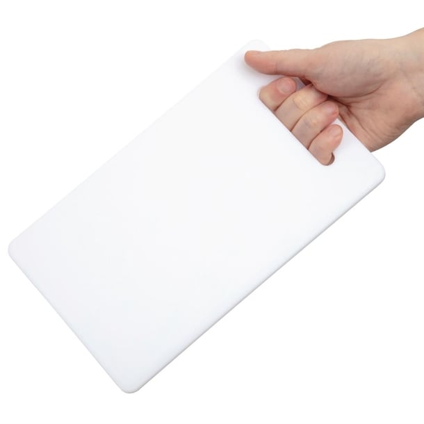 Hygiplas Low Density Cutting Board White 250x150x6mm cd269