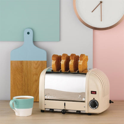 Dualit 4 Slice Vario Toaster Utility Cream 40354 cd331