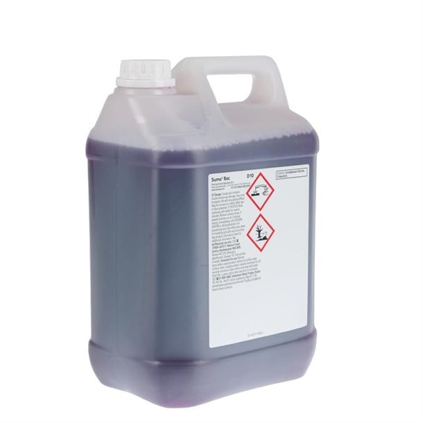 Suma Bac D10 Cleaner and Sanitiser Concentrate 5Ltr (2 Pack) cd517
